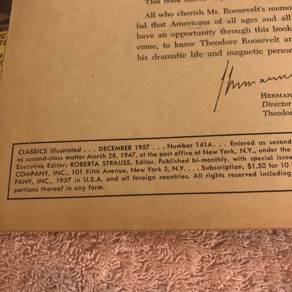 Lot of 2 Vintage Classics Illustrated Special Issue The Rough Rider - Picture 3 of 13